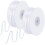 Vitt satinband 1/8 tum brett 200 meter 1