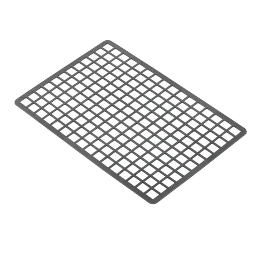 Addis (One Size, Metallic) Plastic Checkered Sink Mat