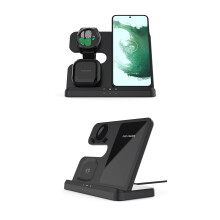 FU2107 3-i-1 trådlös laddningsstation för Samsung Galaxy