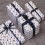 Papel de embrulho com estrela de 5 pontas em folha de ouro, 68,5 x 50,8 cm (27 x 20 polegadas). 4