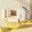 Portable Efficient Pet Hair Removal Tool Durable-Yellow 7