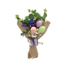 Húsvéti tojáscsokor kézi művirág dekoráció és ajándék
