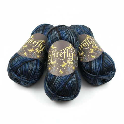 Firefly Iridescent Shimmer Yarn – Aran, 100g