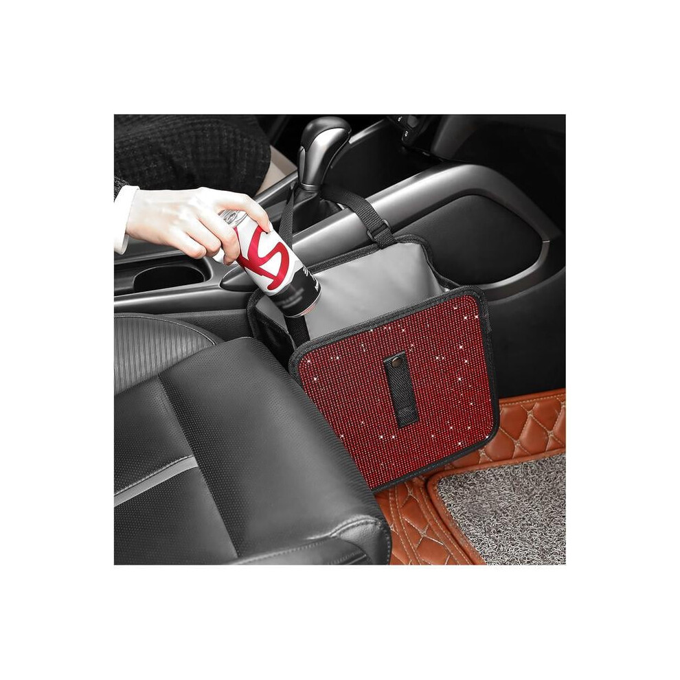 Foldable Car Trash Can Waterproof Large Capacity Red 9065194822372