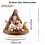Easter table centerpiece with bunny and egg decor 2