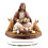 Easter table centerpiece with bunny and egg decor 3