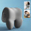 Appui-tête coussin fixation pour bureau-Double couleur grise 6