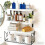 Sturdy Floating Shelves With Metal Support For Bathroom 2