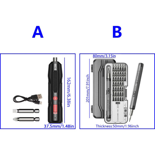 46-in-1 Rechargeable Cordless Electric Screwdriver Set 2