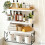 Sturdy Floating Shelves With Metal Support For Bathroom 6