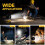 Φως εργασίας LED Azocek για DeWalt 20V Μπαταρία 40W6000LM 8