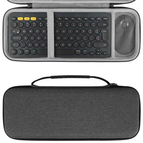 Custodia protettiva rigida per tastiera e mouse K380Pebble2Combo. 1