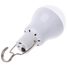 2X Solar Panel Powered LED Bulb Light Portable Outdoor Camping Tent Lamp 15W