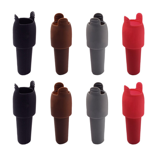 Le paquet de 8 bouchons de vin élégants, de couleurs-Gris 1