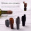 Le paquet de 8 bouchons de vin élégants, de couleurs-Gris 3