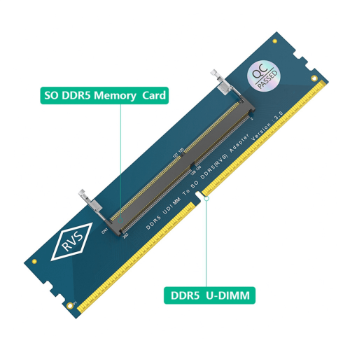 Placa Adaptadora DDR5 para Desktop U-DIMM (Pacote com 2) 2