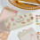 10Sheet Embossed Animal Sticker Decorative PET-starry clouds 2