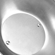 2X Stainless Steel Steak Cover Thicken Western Restaurant Western Food Cover Hand Handle Steak Cover Hemispherical Cover