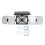 LED Solar Wall Light with5Adjustable Heads, IP65 1