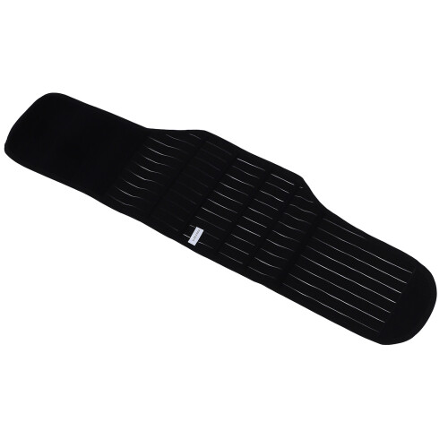 Faja abdominal transpirable 87x23 cm, 120 cm negro 1
