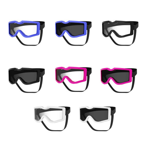 Pet Goggles with AntiScratch Lenses for Clear Visual Elastic-5 1