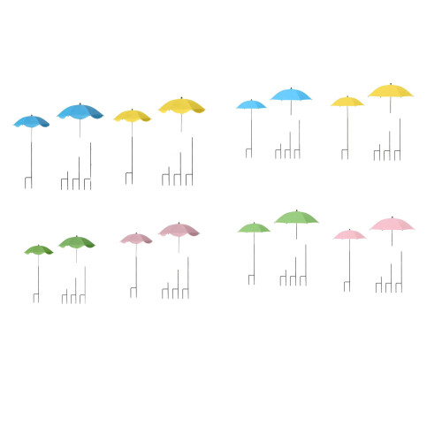Dekorative-Blau-grün-rosa Halskrause 2