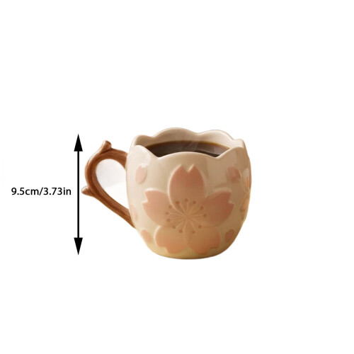 Blomstertekop keramik 12oz 2