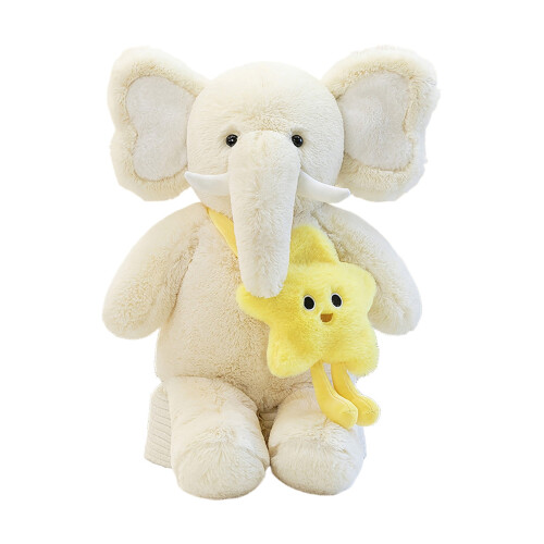 Coussin éléphant en peluche décoratif 61 cm 1
