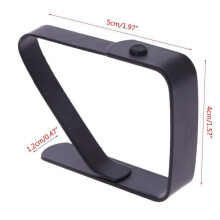 8 Stuks Zwart Zwart Tafelkleed Clip Tafelkleed Bevestigingsclip 5X4 cm Tafelkleed Clip voor Buffet Banket/Barbecue