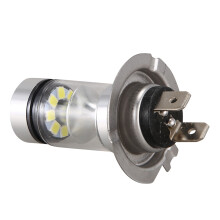 2 Pair High Power LED H7 Bulb 100W 20LED Car Fog Light Lamp Headlights 6000K White