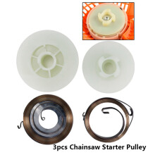 5X Electric Chainsaw Easy Pulley with 2 Springs Fit Chainsaw for 4500 5200 5800 45Cc 52Cc 58Cc Chainsaw