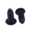 50 Pcs Plastic Push in Bumper  Door Rivets Clip 8mm Hole Black 6