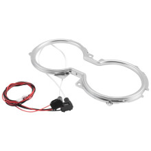 2X LED Central Cup Holder Lights Interior Decorative Lamp Atmosphere Ambient Light Ice for Camry 2018-2022