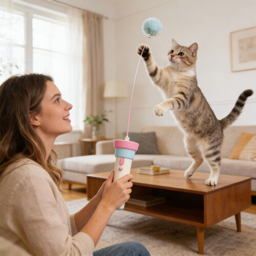 Retracting interactives Toy for to Reduce Destructive Behavior 1