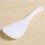 3X Kitchen Dotted White Plastic Flat Rice Scoop Paddle Meal Spoon 7