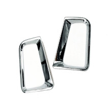 2X Auto Heck Stoßstange Nebel Scheinwerfer Lampen Abdeckung Verkleidung Reflektor Nebel Scheinwerfer Zier Leiste für Alphard VELLFIRE 30