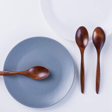 Wooden Spoons, 30 PCS Wood Soup Spoon Set, Long Handle Natural Wood Table Spoons