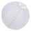 4X White Chinese/Japanese Paper Lantern/Lamp 8 inch Diameter 3