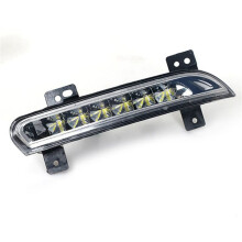 2X Car Front Right LED DRL Fog Light for  Fluence 2014+ Auto Driving Lamp Daytime Running Light Bumper Lamp