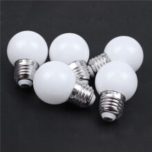 20 Stueck E27 0.5W AC220V Gluehlampe Weiss Birne Dekoration Leuchtmittel
