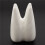 3X Tooth Shape White Ceramic Flower Pot Modern Design Planter Teeth Model  Desktop Pot  Gift(Without Plants) 8