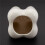3X Tooth Shape White Ceramic Flower Pot Modern Design Planter Teeth Model  Desktop Pot  Gift(Without Plants) 10