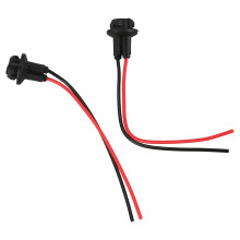 60X T10 W5W 168 194 Lampenfassung Fassung Glassockel Lampe Sockel DIY, Schwarz