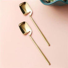 Kaffee Löffel,12 Stück Espresso Löffel,5,6 Zoll Edelstahl Kleine Löffel Tee Löffel Tiny Löffel (Gold)