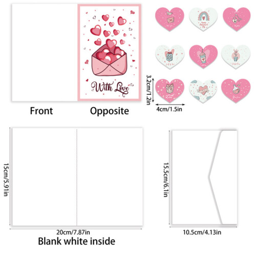 Elegantly Crafted Valentine Greeting Cards Feature Blank 2