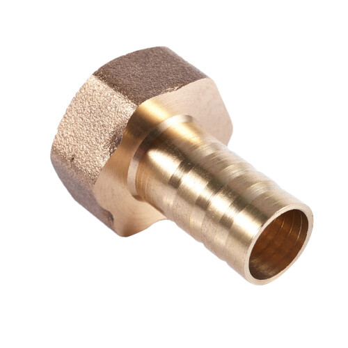 2pcs 12mm Hose Barb 1/2BSP Female Thread Quick Joint Connector Adapter Gold 2