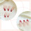 French Tip Press-on Nails Almond Shape Full Cover 4