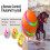 Juguete interactivo para perros con control remoto, luz LED y 5
