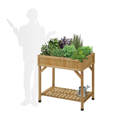 VegTrug 8 Pocket Herb Planter - Natural 1