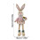 Osterhasen-Plüschfigur aus weichem Stoff, 1 Stück 2